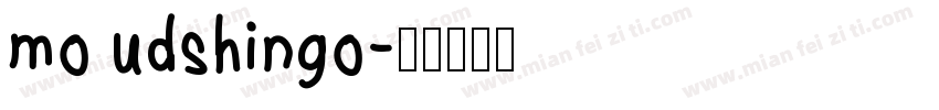 mo udshingo字体转换